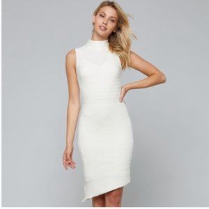 Bebe white sweater dress S NWT
